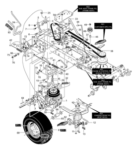 Part Location Diagram of 094568 Briggs and Stratton Park Brake Rod